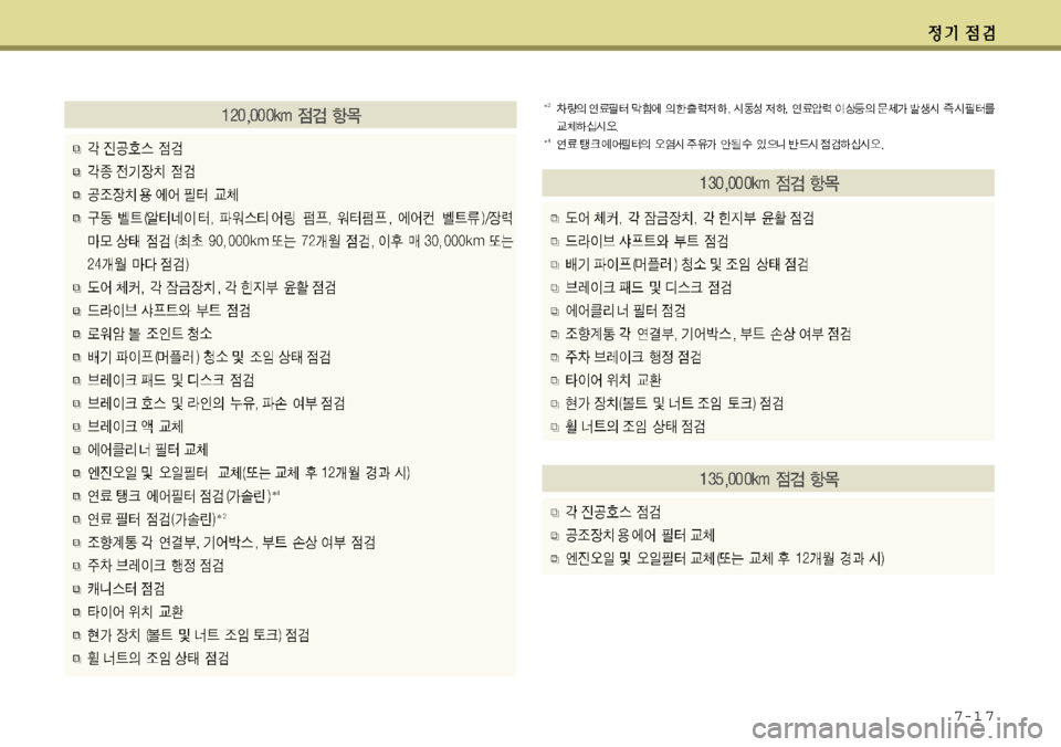 Hyundai Grandeur 2012  그랜저 HG - 사용 설명서 (in Korean) 7-1 7 