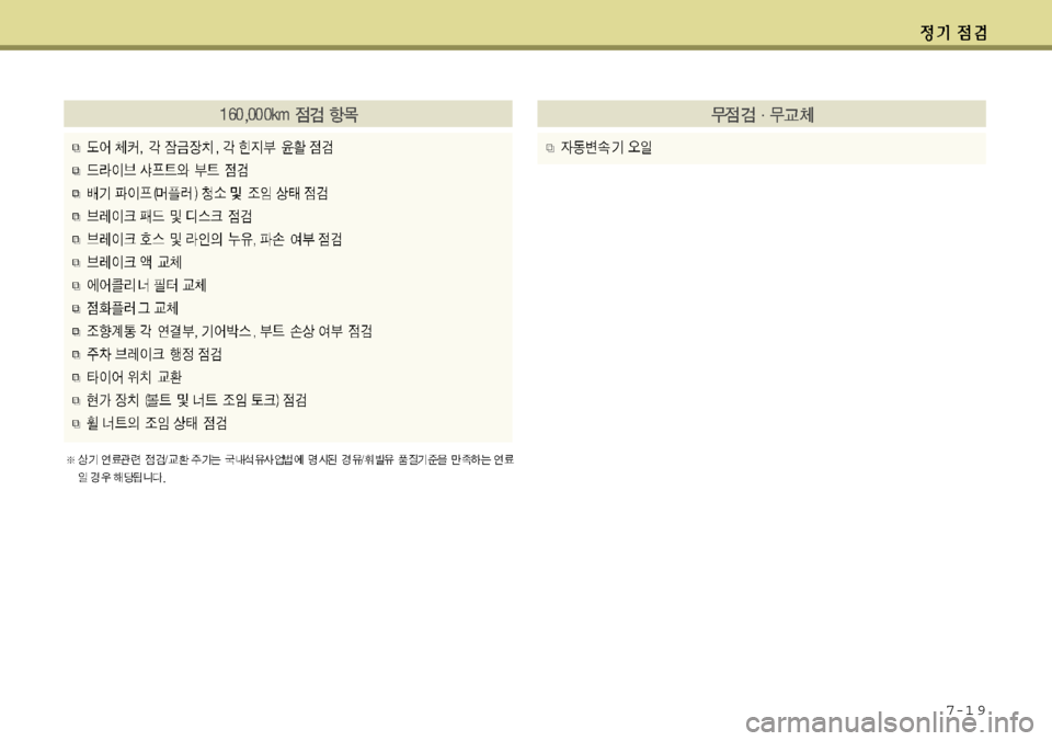 Hyundai Grandeur 2012  그랜저 HG - 사용 설명서 (in Korean) 7-1 9 