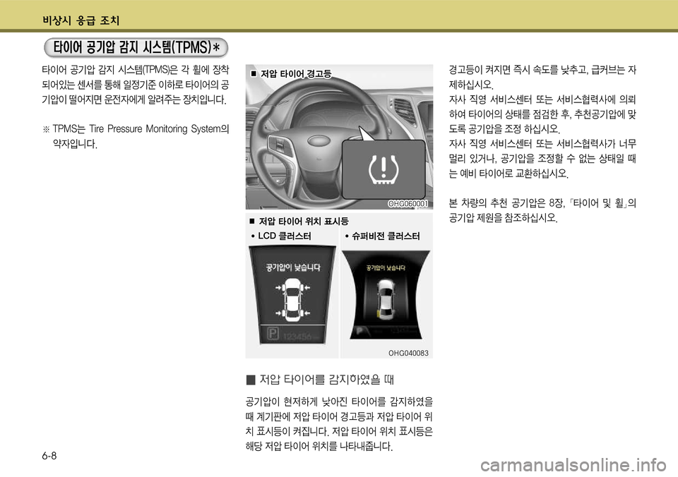 Hyundai Grandeur 2011  그랜저 HG - 사용 설명서 (in Korean) ?ÿK ‚
~ 6[ 
6-8
0