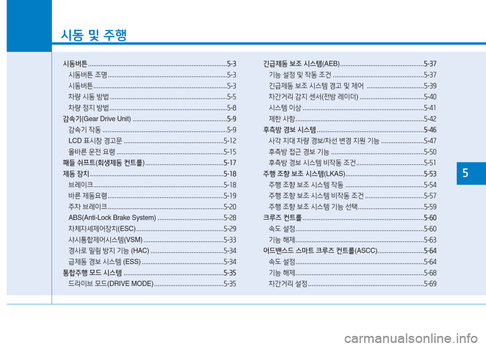Hyundai Ioniq Electric 2016 아이오닉 Electric - 사용 설명서 (in Korean) 시동 및 주행
시동버튼 . . . . . . . . . . . . . . . . . . . . . . . . . . . . . . . . . . . . . . . . . . . . . . . . . . . . . . . . . . . . . . . . . . . . . . . . . . . . . .5-3
시동버 Hyundai Ioniq Electric 2016 아이오닉 Electric - 사용 설명서 (in Korean) 시동 및 주행
시동버튼 . . . . . . . . . . . . . . . . . . . . . . . . . . . . . . . . . . . . . . . . . . . . . . . . . . . . . . . . . . . . . . . . . . . . . . . . . . . . . .5-3
시동버