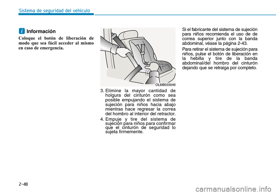 Hyundai Kona 2018  Manual del propietario (in Spanish) Informaci