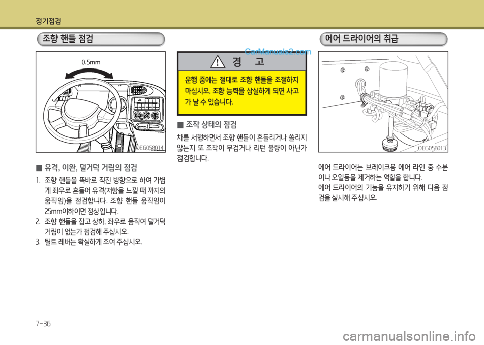 Hyundai Mega-Trucks 2016  메가트럭 - 사용 설명서 (in Korean) 4