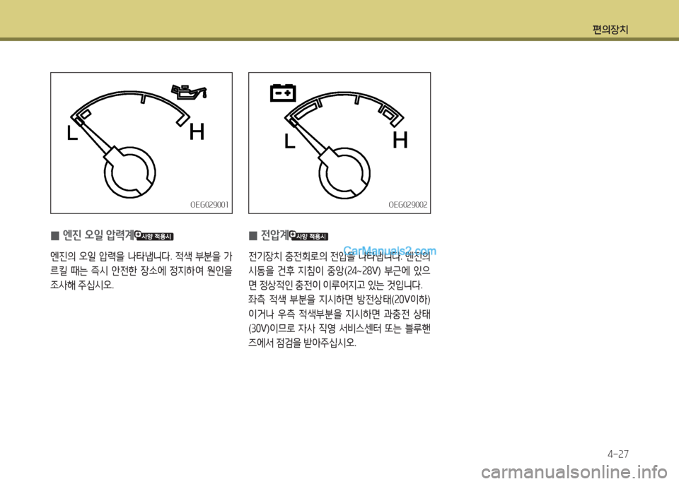 Hyundai Mega-Trucks 2016  메가트럭 - 사용 설명서 (in Korean) 편의장치4-속7
 
0 엔진 2