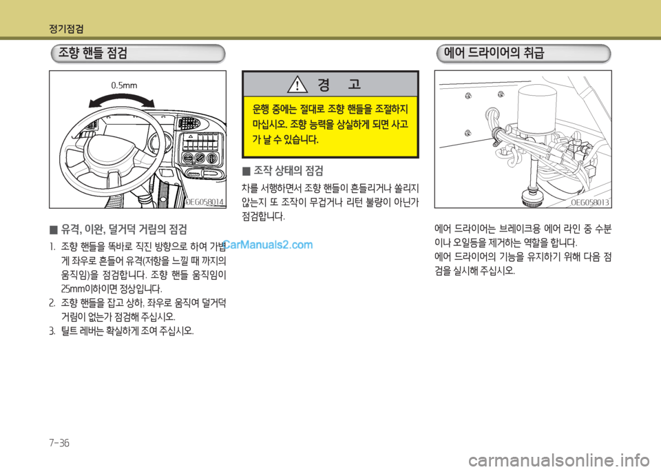 Hyundai Mega-Trucks 2015  메가트럭 - 사용 설명서 (in Korean) 4