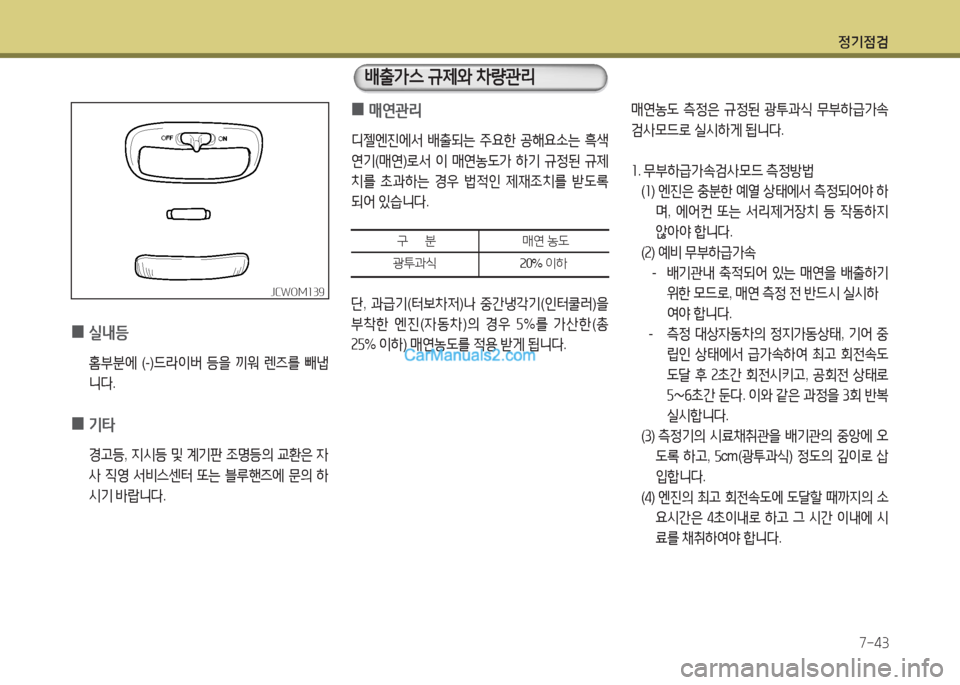 Hyundai New County 2015  뉴카운티 - 사용 설명서 (in Korean) 정기4