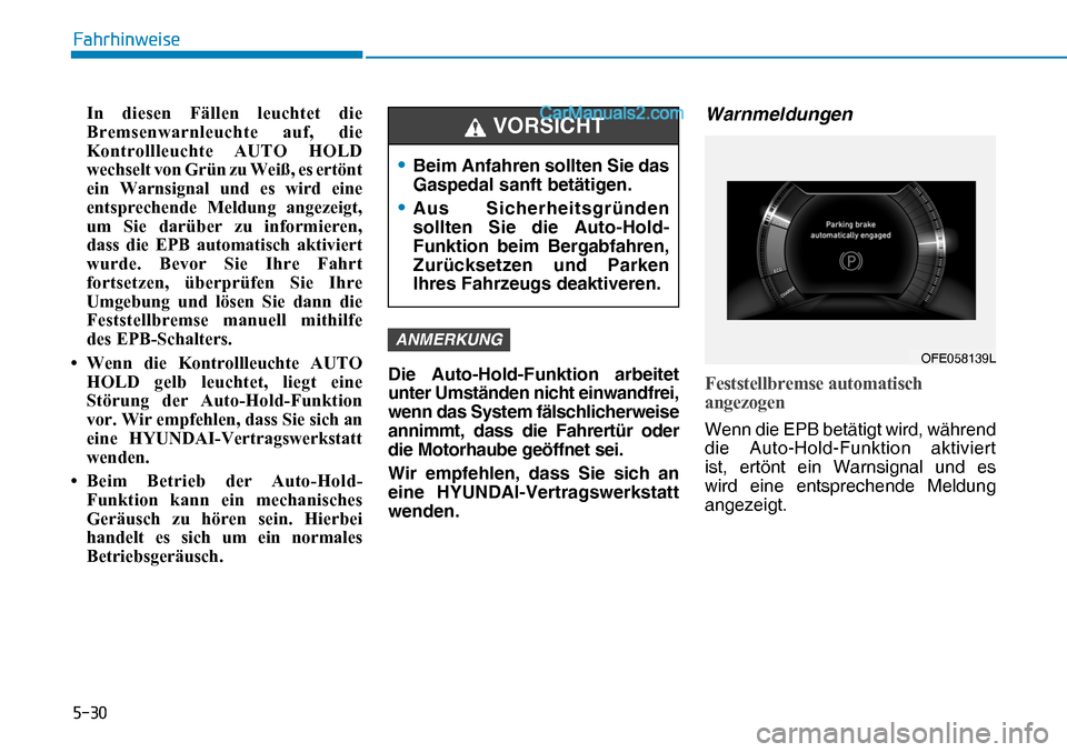 Hyundai Nexo 2019  Betriebsanleitung (in German) ����
�)�D�K�U�K�L�Q�Z�H�L�V�H
� �,�Q� �G�L�H�V�H�Q� �)�l�O�O�H�Q� �O�H�X�F�K�W�H�W� �G�L�H�
�%�U�H�P�V�H�Q�Z�D�U�Q�O�H�X�F�K�W�H�
�D�X�I�� �G�L�H�
�.�R�Q�W�U�R�O�O�O�H�X�F�K�W�H� �$�8�7