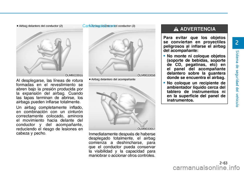 Hyundai Nexo 2019  Manual del propietario (in Spanish) ����
�6�L�V�W�H�P�D��G�H��V�H�J�X�U�L�G�D�G��G�H�O��Y�H�K�