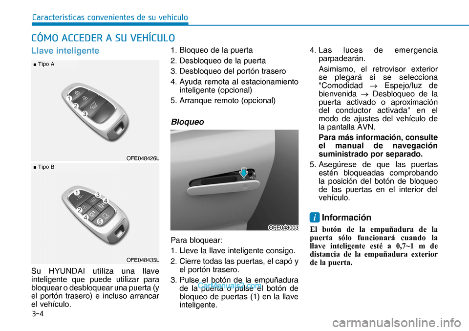 Hyundai Nexo 2019  Manual del propietario (in Spanish) ���
�&�D�U�D�F�W�H�U�