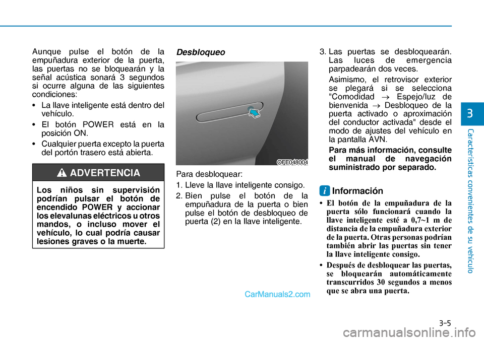 Hyundai Nexo 2019  Manual del propietario (in Spanish) ���
�&�D�U�D�F�W�H�U�