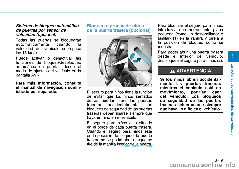 Hyundai Nexo 2019  Manual del propietario (in Spanish) ����
�&�D�U�D�F�W�H�U�