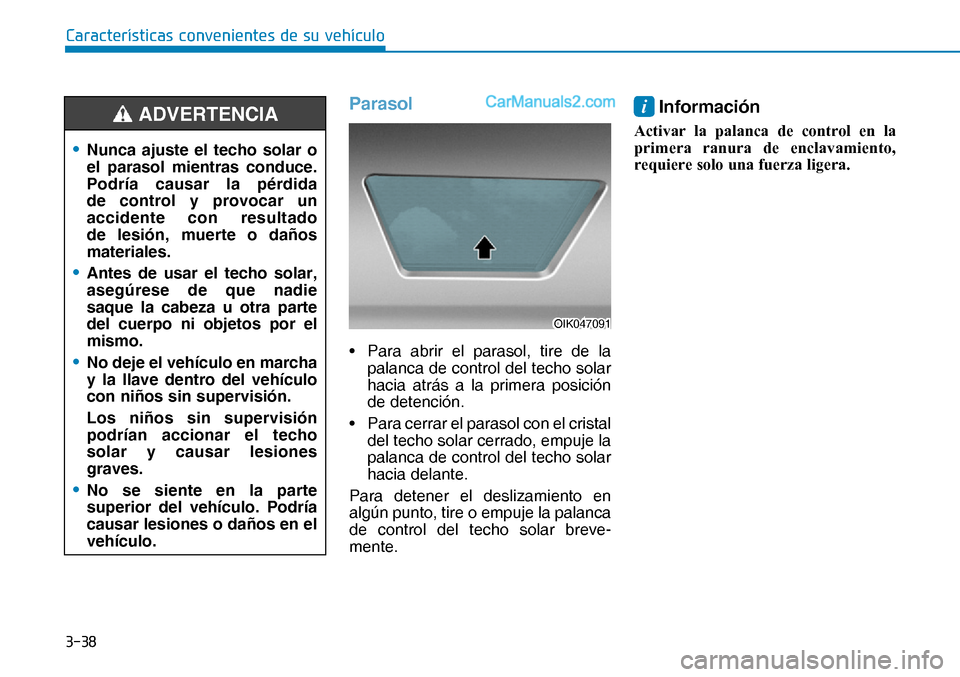 Hyundai Nexo 2019  Manual del propietario (in Spanish) ����
�&�D�U�D�F�W�H�U�