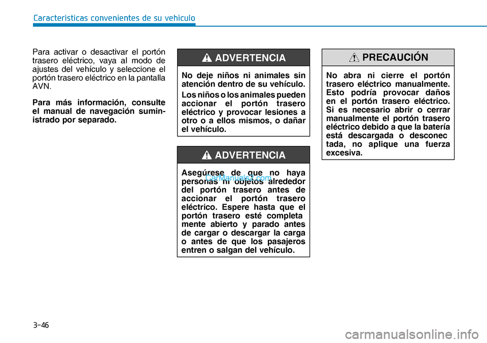 Hyundai Nexo 2019  Manual del propietario (in Spanish) ����
�&�D�U�D�F�W�H�U�