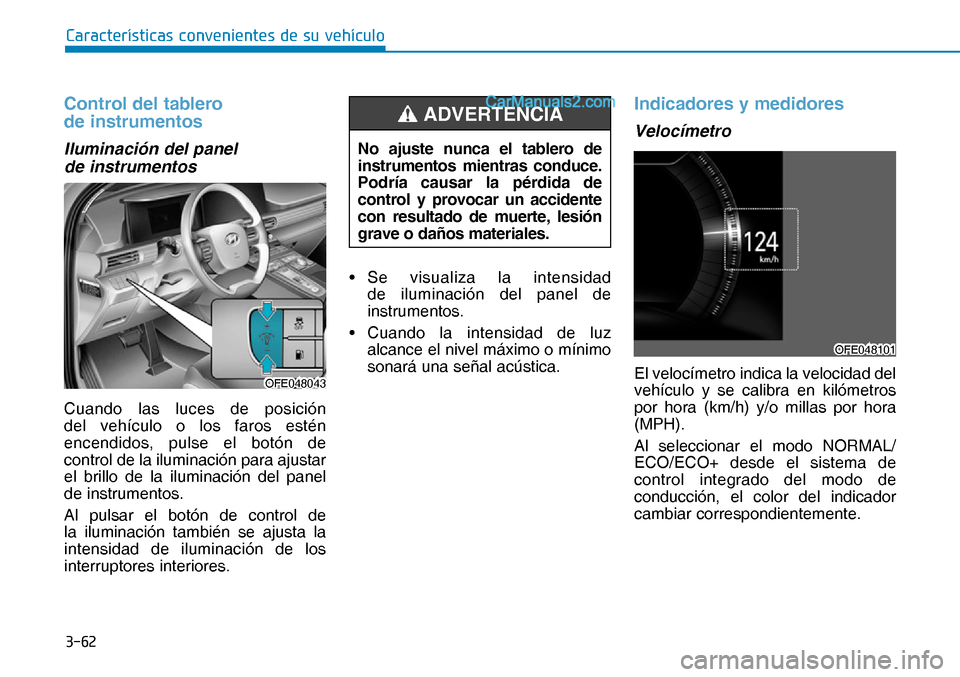 Hyundai Nexo 2019  Manual del propietario (in Spanish) ����
�&�D�U�D�F�W�H�U�