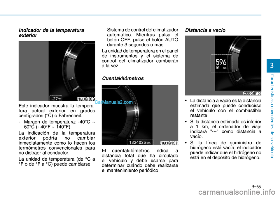 Hyundai Nexo 2019  Manual del propietario (in Spanish) ����
�&�D�U�D�F�W�H�U�