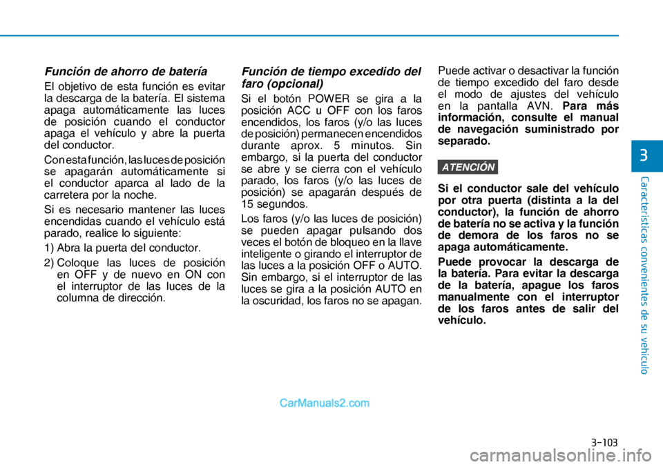 Hyundai Nexo 2019  Manual del propietario (in Spanish) �����
�&�D�U�D�F�W�H�U�