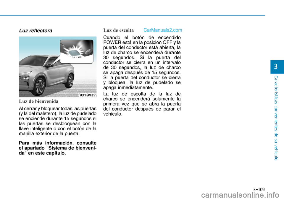 Hyundai Nexo 2019  Manual del propietario (in Spanish) �����
�&�D�U�D�F�W�H�U�