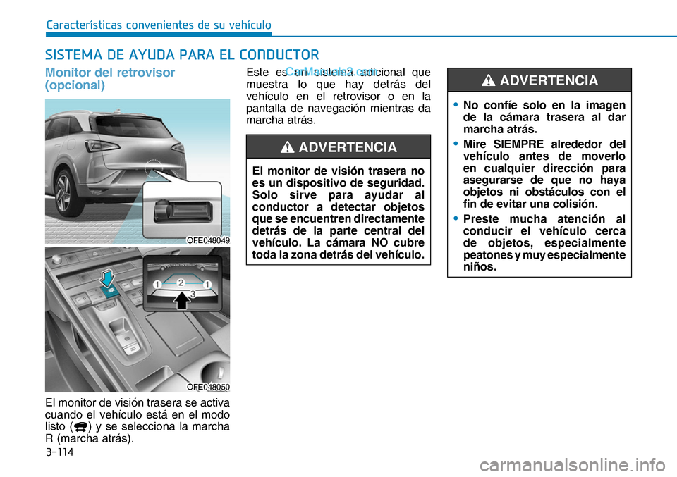 Hyundai Nexo 2019  Manual del propietario (in Spanish) �����
�&�D�U�D�F�W�H�U�