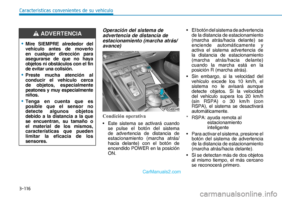 Hyundai Nexo 2019  Manual del propietario (in Spanish) �����
�&�D�U�D�F�W�H�U�
