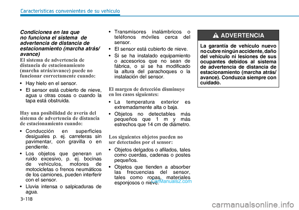 Hyundai Nexo 2019  Manual del propietario (in Spanish) �����
�&�D�U�D�F�W�H�U�