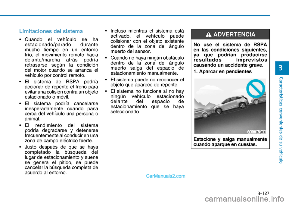 Hyundai Nexo 2019  Manual del propietario (in Spanish) �����
�&�D�U�D�F�W�H�U�