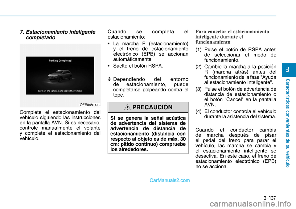Hyundai Nexo 2019  Manual del propietario (in Spanish) �����
�&�D�U�D�F�W�H�U�