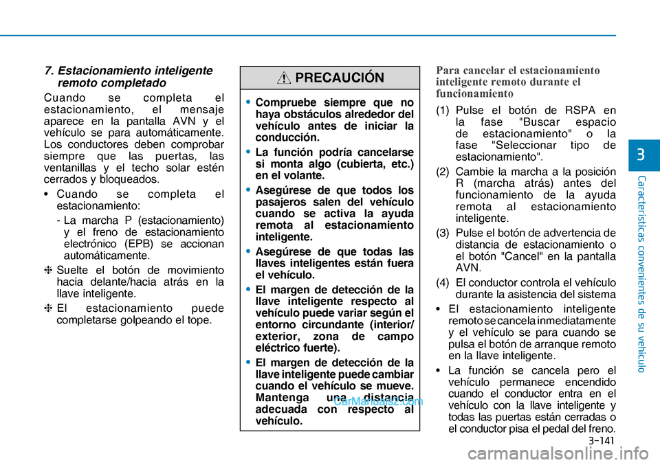 Hyundai Nexo 2019  Manual del propietario (in Spanish) �����
�&�D�U�D�F�W�H�U�