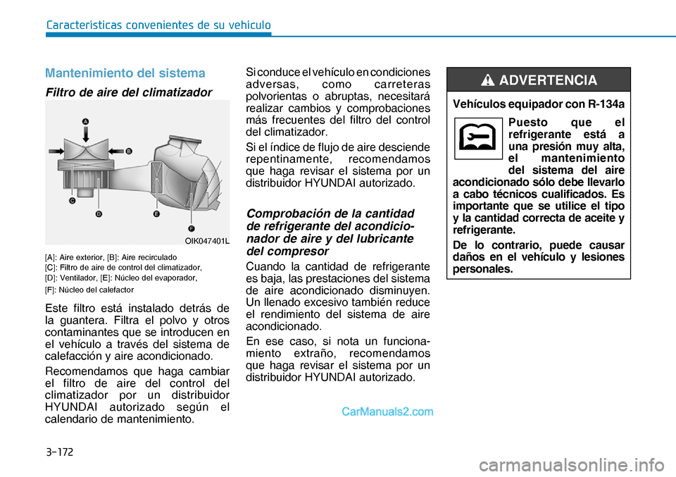 Hyundai Nexo 2019  Manual del propietario (in Spanish) �����
�&�D�U�D�F�W�H�U�