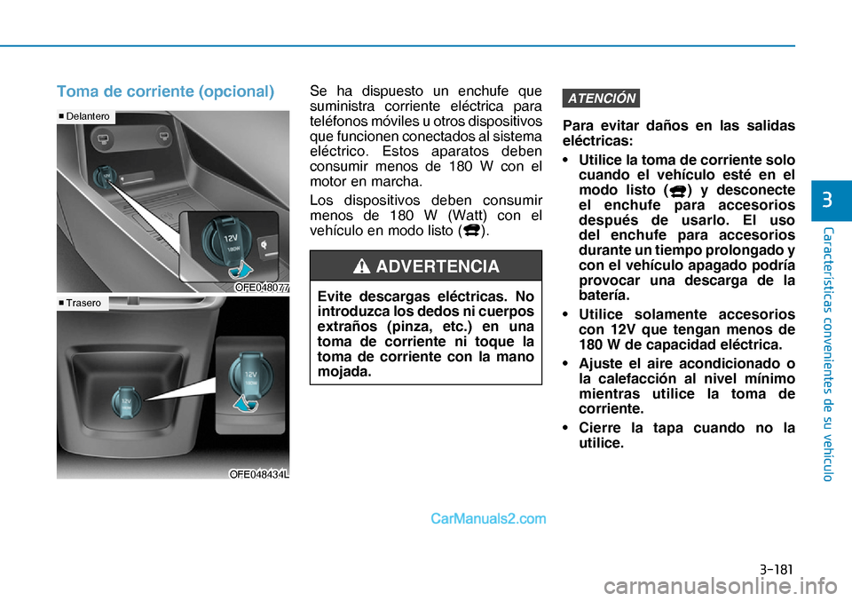 Hyundai Nexo 2019  Manual del propietario (in Spanish) �����
�&�D�U�D�F�W�H�U�