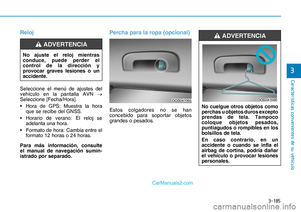 Hyundai Nexo 2019  Manual del propietario (in Spanish) �����
�&�D�U�D�F�W�H�U�