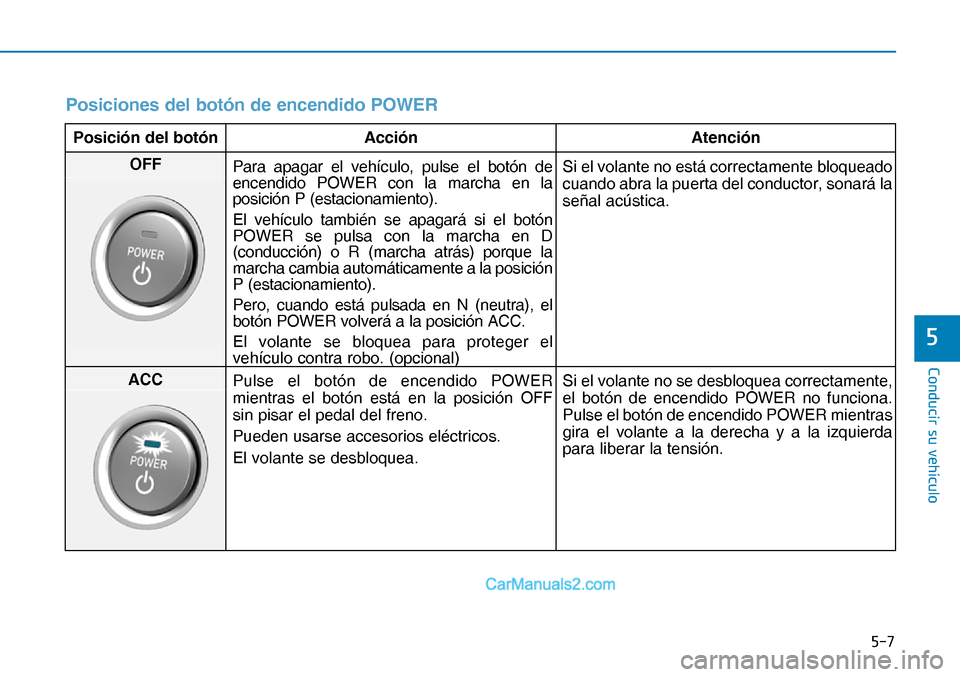 Hyundai Nexo 2019  Manual del propietario (in Spanish) ���
�&�R�Q�G�X�F�L�U��V�X��Y�H�K�