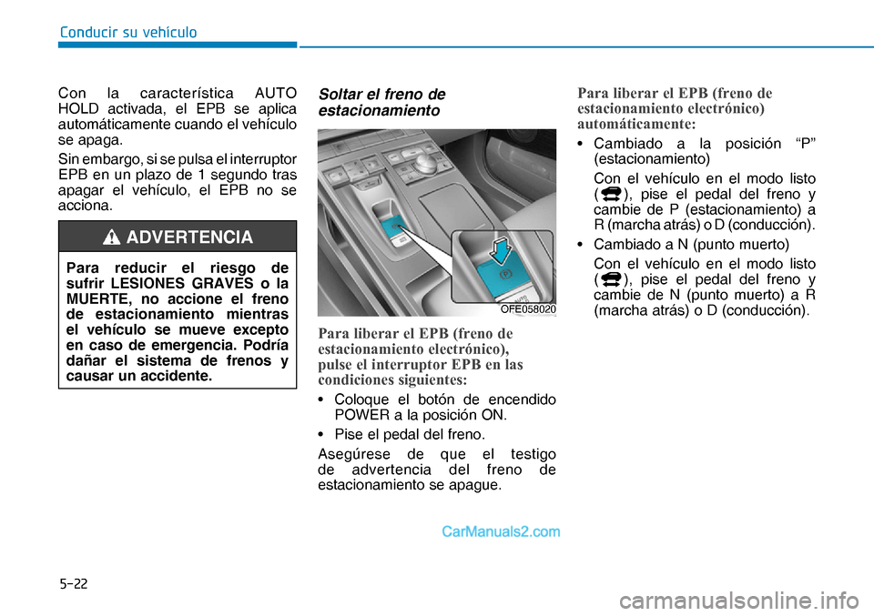 Hyundai Nexo 2019  Manual del propietario (in Spanish) ����
�&�R�Q�G�X�F�L�U��V�X��Y�H�K�