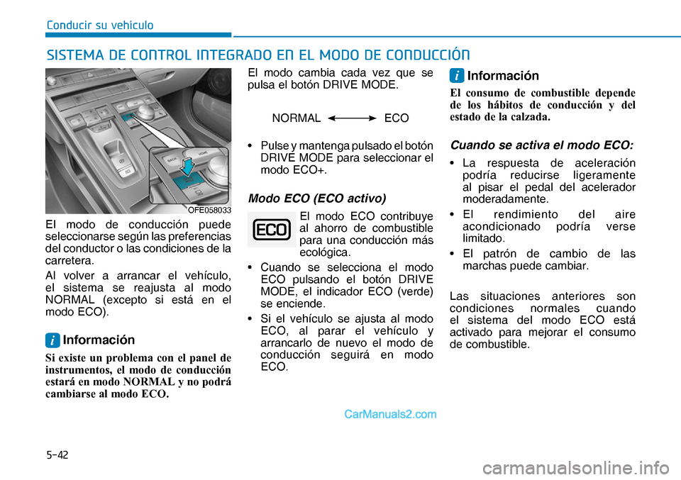 Hyundai Nexo 2019  Manual del propietario (in Spanish) ����
�&�R�Q�G�X�F�L�U��V�X��Y�H�K�