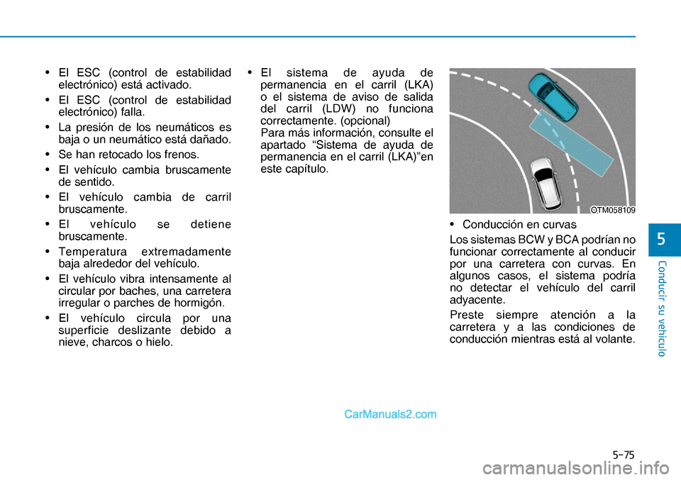 Hyundai Nexo 2019  Manual del propietario (in Spanish) ����
�&�R�Q�G�X�F�L�U��V�X��Y�H�K�