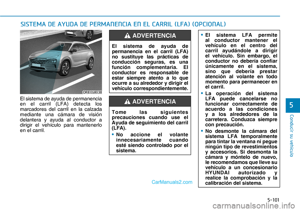 Hyundai Nexo 2019  Manual del propietario (in Spanish) �&�R�Q�G�X�F�L�U��V�X��Y�H�K�