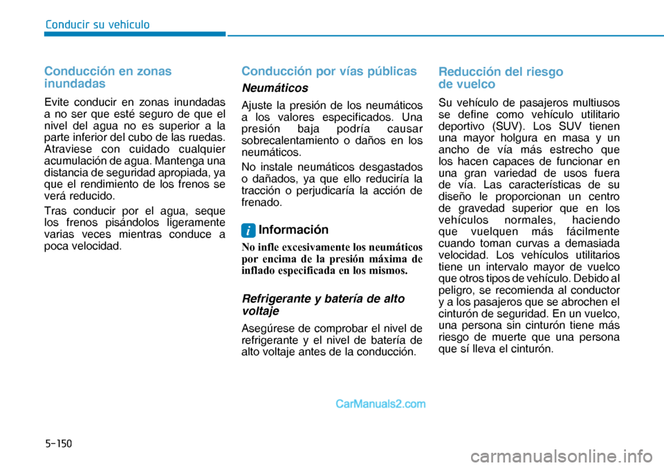 Hyundai Nexo 2019  Manual del propietario (in Spanish) �&�R�Q�G�X�F�L�U��V�X��Y�H�K�