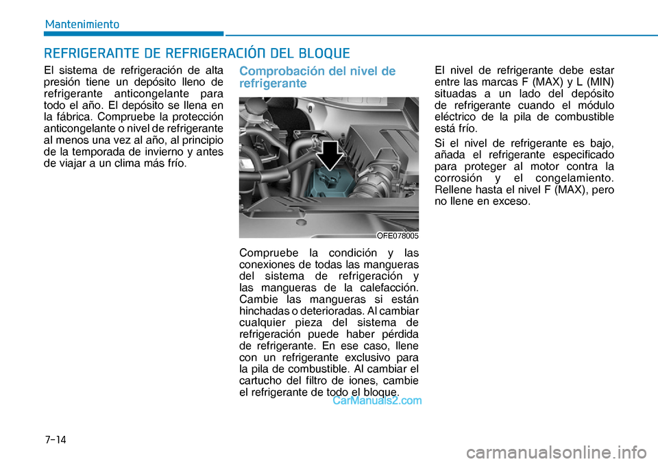Hyundai Nexo 2019  Manual del propietario (in Spanish) ����
�0�D�Q�W�H�Q�L�P�L�H�Q�W�R
�5�(�)�5�,�*�(�5�$�1�7�(���(��5�(�)�5�,�*�(�5�$�&�,�
