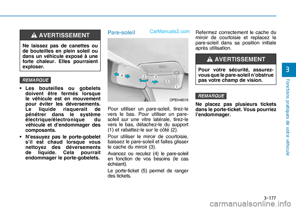Hyundai Nexo 2019  Manuel du propriétaire (in French) �����
�)�R�Q�F�W�L�R�Q�V��S�U�D�W�L�T�X�H�V��G�H��Y�R�W�U�H��Y�