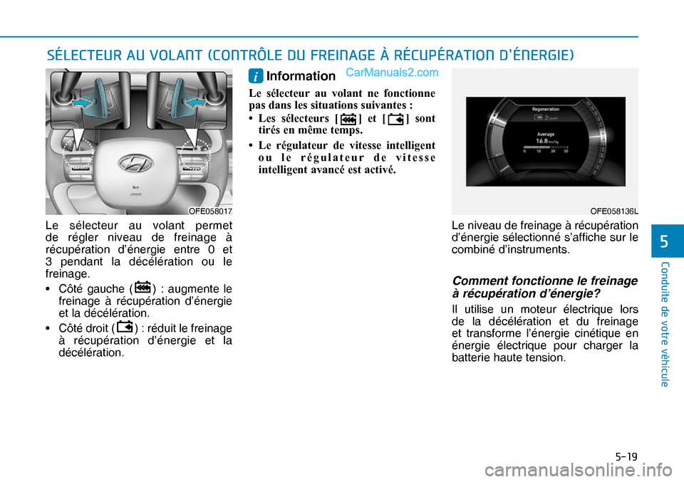 Hyundai Nexo 2019  Manuel du propriétaire (in French) ����
�&�R�Q�G�X�L�W�H��G�H��Y�R�W�U�H��Y�