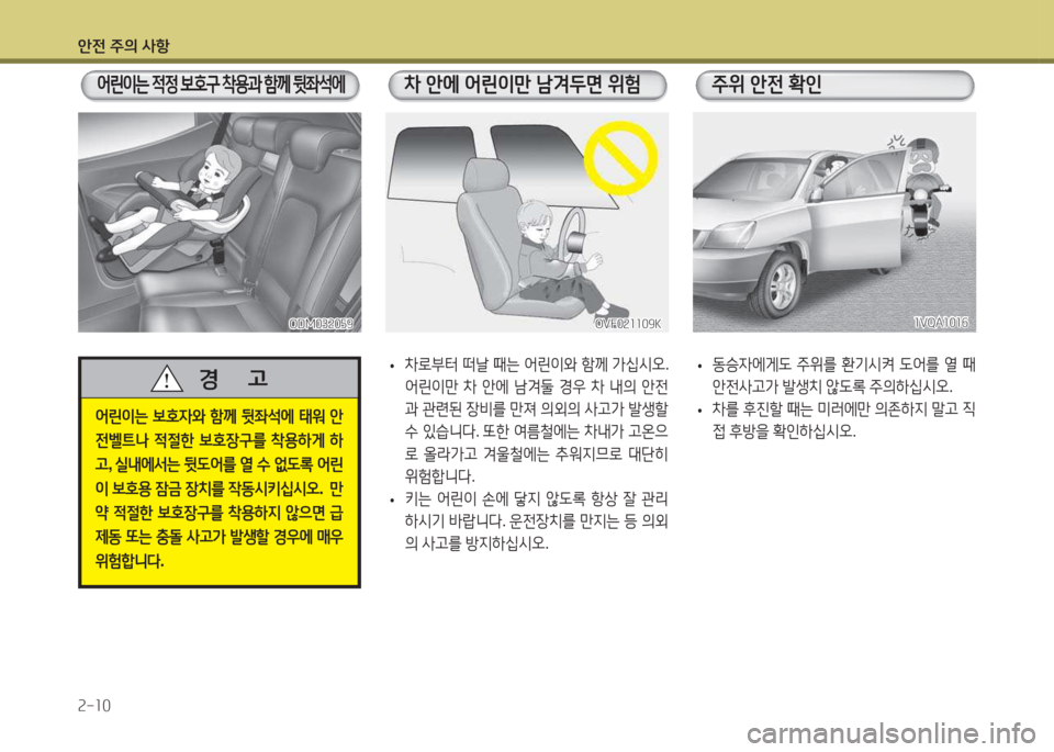 Hyundai Santa Fe 2016  싼타페 DM - 사용 설명서 (in Korean) 1