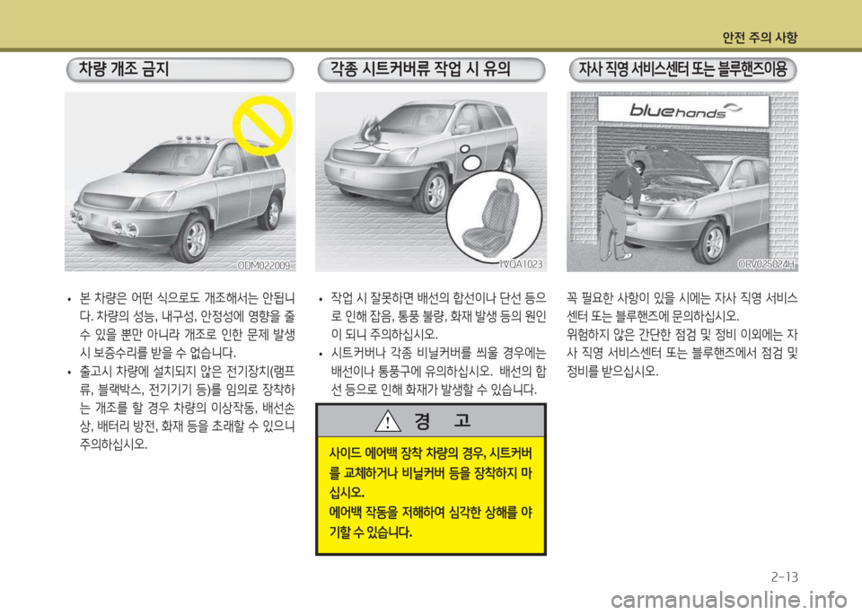 Hyundai Santa Fe 2016  싼타페 DM - 사용 설명서 (in Korean) 1