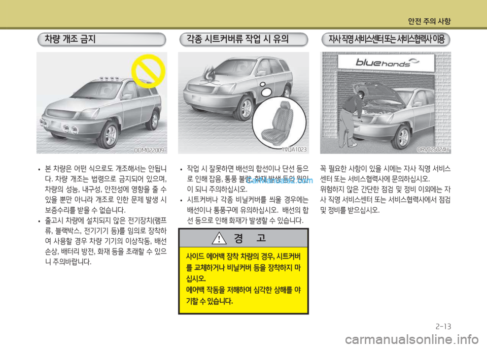 Hyundai Santa Fe 2015  싼타페 DM - 사용 설명서 (in Korean) 1