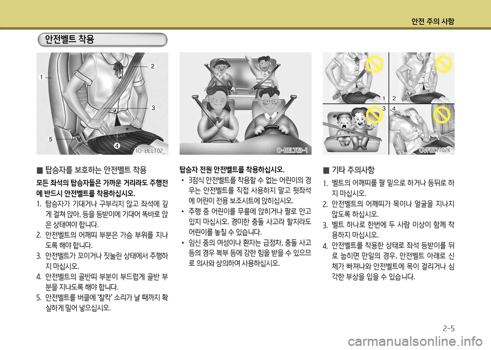 Hyundai Santa Fe 2013  싼타페 DM - 사용 설명서 (in Korean) 1