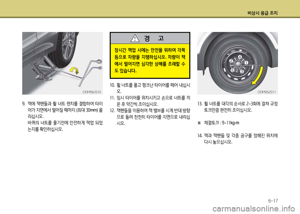 Hyundai Santa Fe 2013  싼타페 DM - 사용 설명서 (in Korean) 비상/d 응