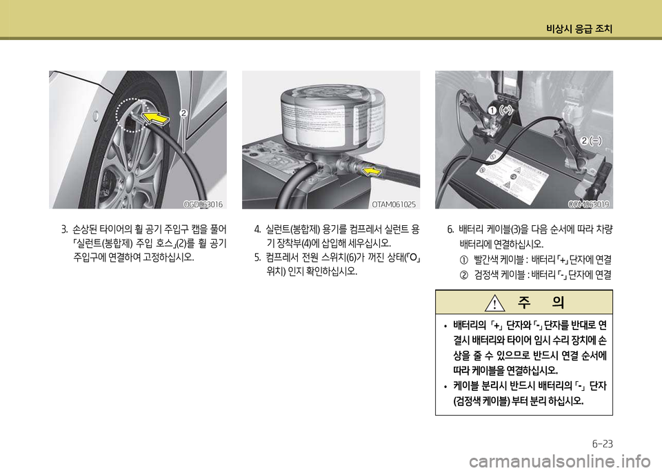 Hyundai Santa Fe 2013  싼타페 DM - 사용 설명서 (in Korean) 비상/d 응