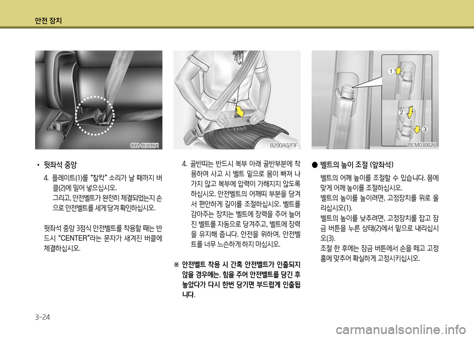 Hyundai Santa Fe 2013  싼타페 DM - 사용 설명서 (in Korean) 1
