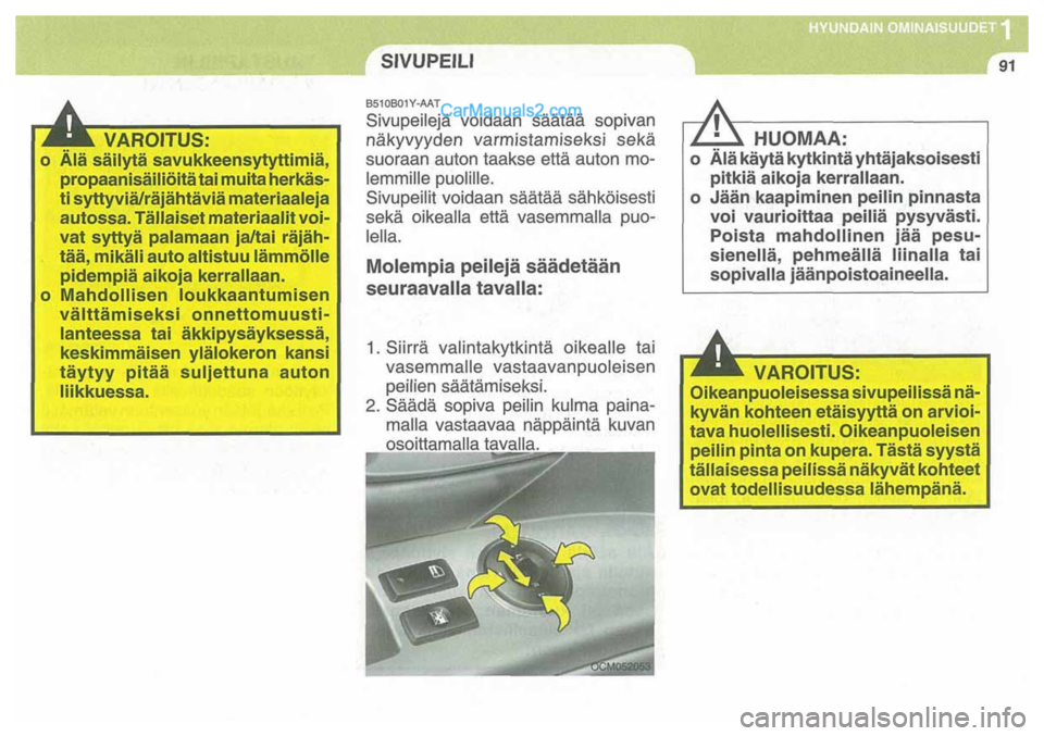 Hyundai Santa Fe 2009  Omistajan Käsikirja (in Finnish) 
