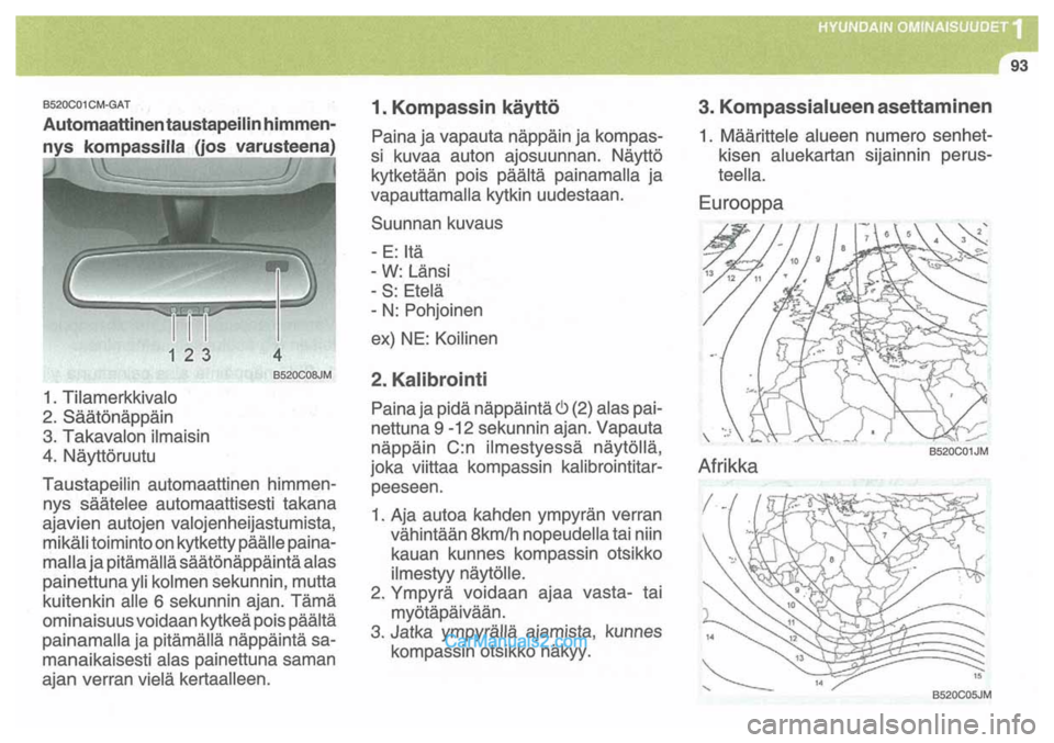 Hyundai Santa Fe 2009  Omistajan Käsikirja (in Finnish) 