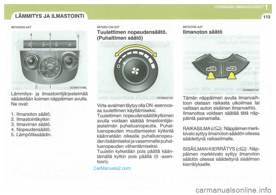 Hyundai Santa Fe 2009  Omistajan Käsikirja (in Finnish) 