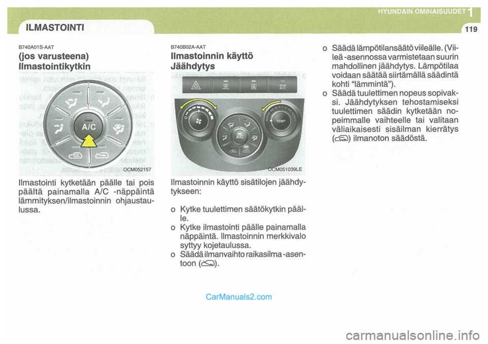 Hyundai Santa Fe 2009  Omistajan Käsikirja (in Finnish) 
