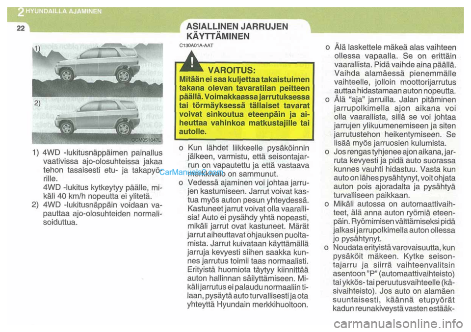 Hyundai Santa Fe 2009  Omistajan Käsikirja (in Finnish) 